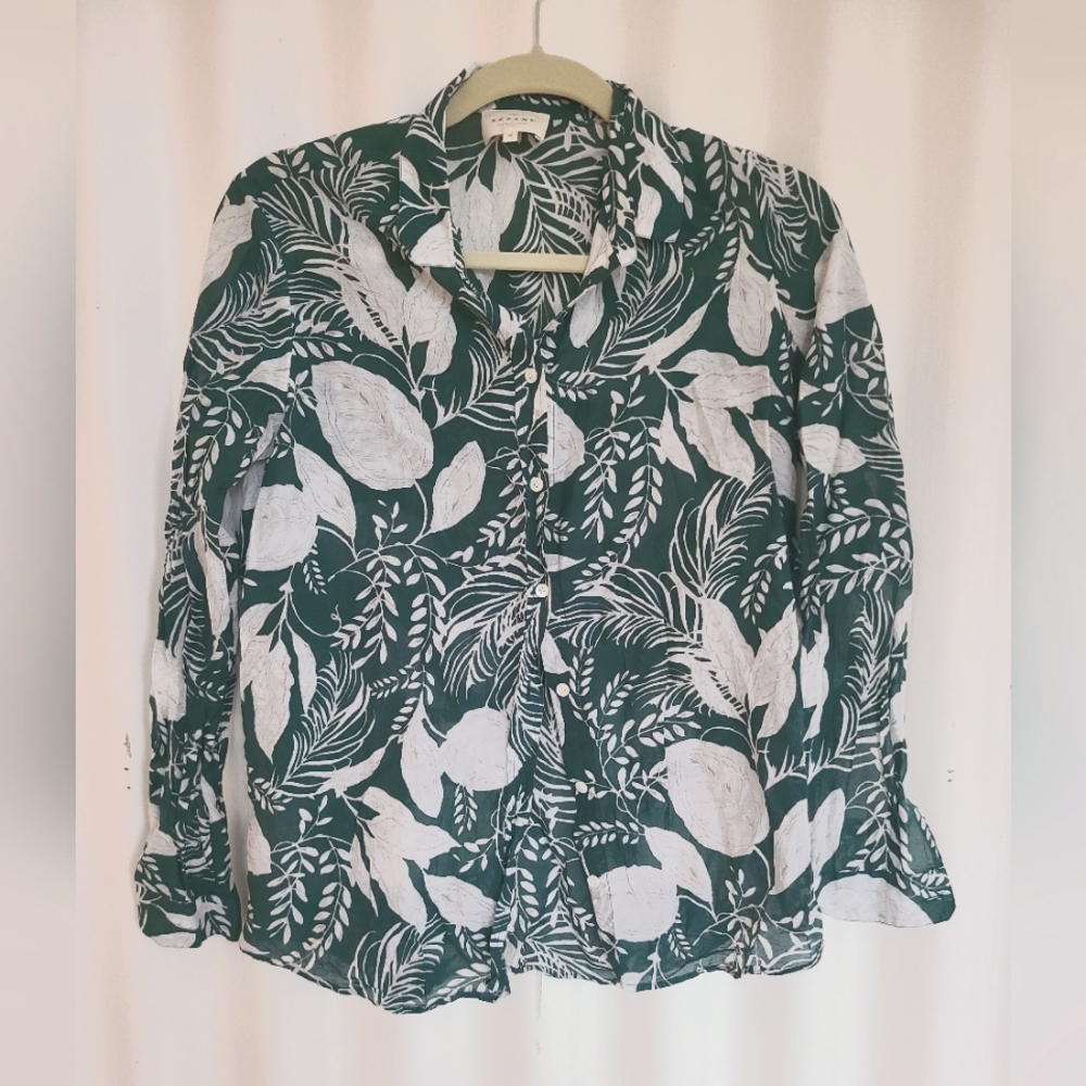 Sézane button down top